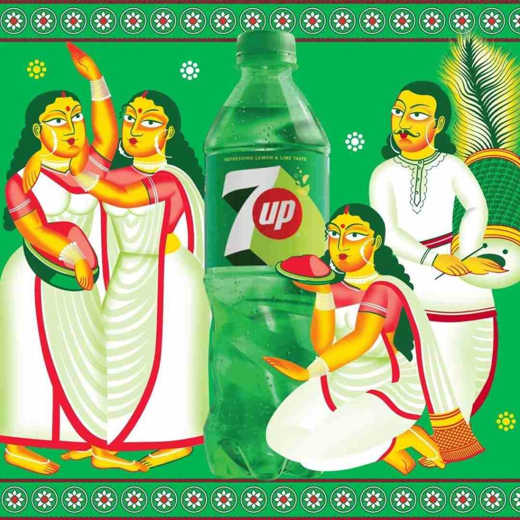 Durga Puja Preparation Scenery Painting